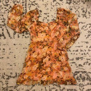 LUSH | Floral Long Sleeve Dress